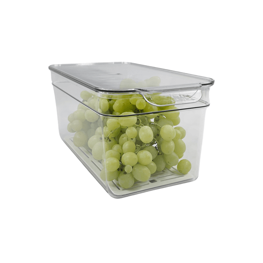 Clear Fridge Organiser with Lid-0
