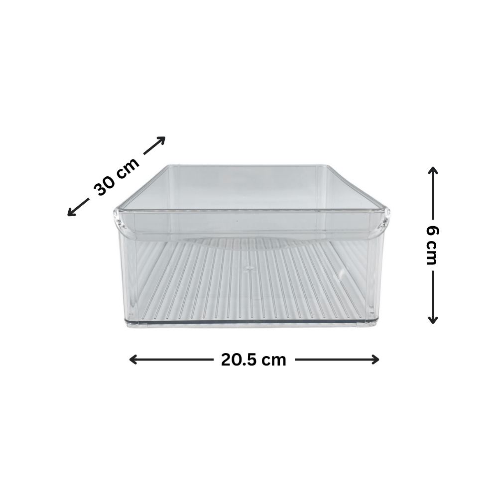 Fridge Clear Stackable Tub – Medium Size-1