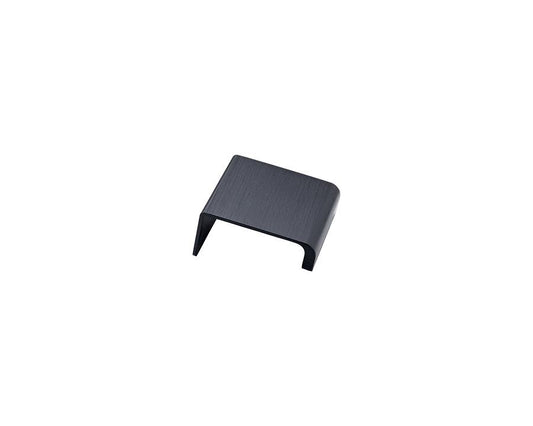 Furnipart 40mm Artisan handle in brushed matt black, durable zamac material, ideal for cabinets, drawers, and modern furniture design.