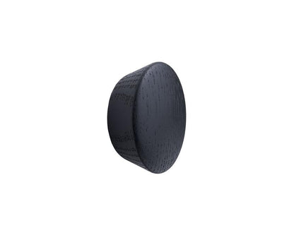 Furnipart Beret cabinet knob in Black Ash, 45mm diameter – stylish, durable handle for drawers, cupboards, and cabinets, easy to install and modern finish