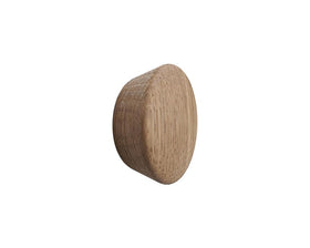 Furnipart Beret Knob. Finish: Oak Clear Lacquered. Diameter: 45mm by W&B