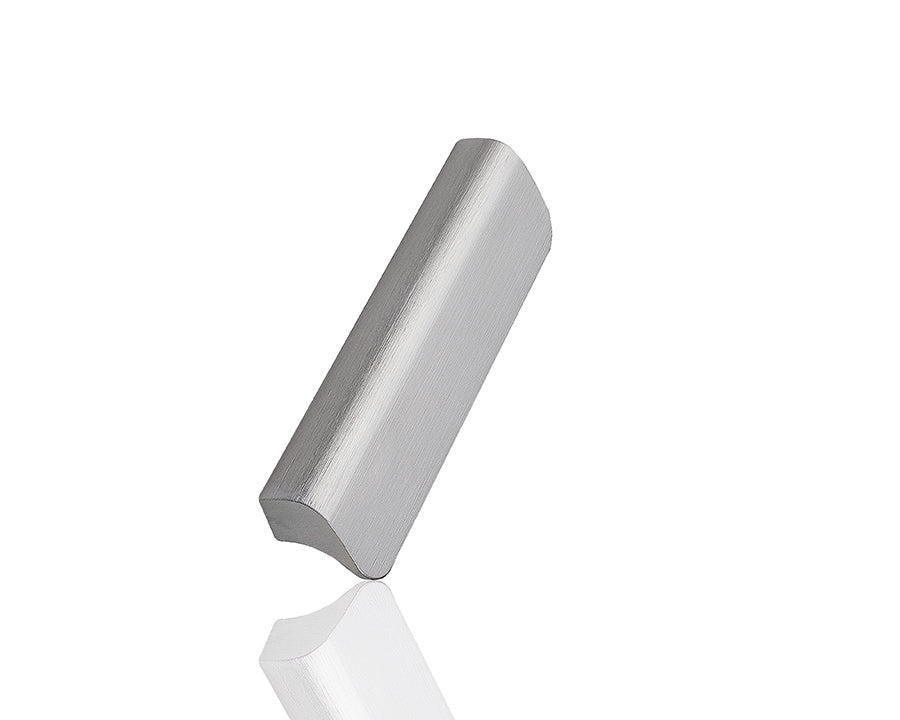 Furnipart Fall handle. Finish: Inox Look. Length: 140mm by W&B