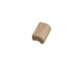 Furnipart Glove Handle. Finish: Oak Clear Lacquered. Length: 55mm by W&B