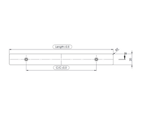 Furnipart Manor Handle. Finish: Gold. Length: 190mm by W&B