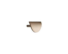 Furnipart Horizon Handle. Finish: Brushed Brass. Material: Zamac. Length: 80mm. Height: 41mm. Protrusion: 27mm. Hole Centres: 32mm by W&B
