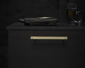 Furnipart Manor Handle. Finish: Gold. Length: 190mm by W&B