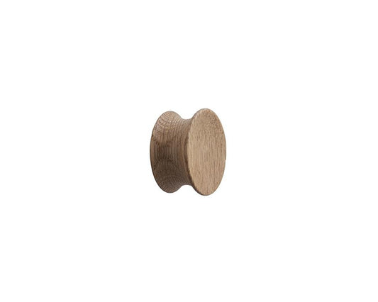 Furnipart oak lacquered Pulley cabinet knob, 45mm diameter – stylish, durable handle for drawers, cupboards, and cabinets, easy to install