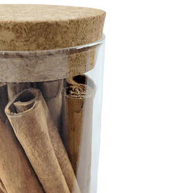 Glass Storage Jars with Cork Lid – 275ml