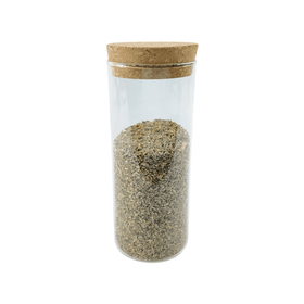 Glass Storage Jars with Cork Lid – 410ml (Set of 6)