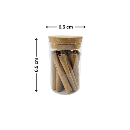 Glass Storage Jars with Cork Lid – 275ml-1
