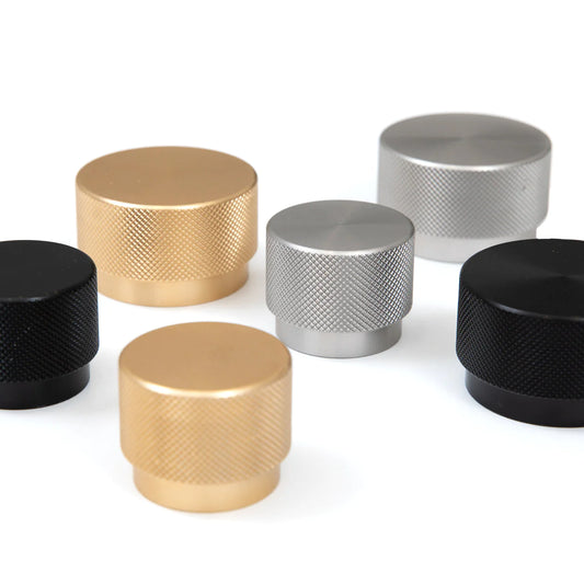 Graf Round Knob by Momo modern round cabinet knob in contemporary finish for kitchen cabinets, drawers, wardrobes and furniture