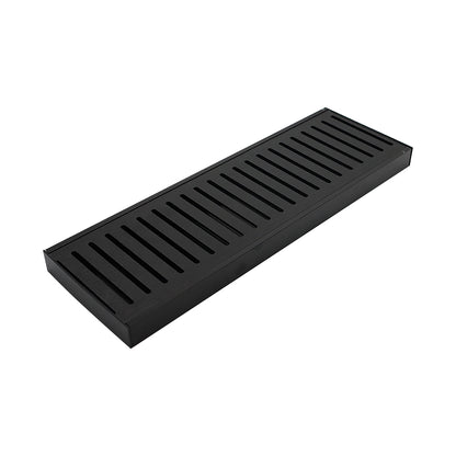 Aluminium Grate Drainer | Brushed Black