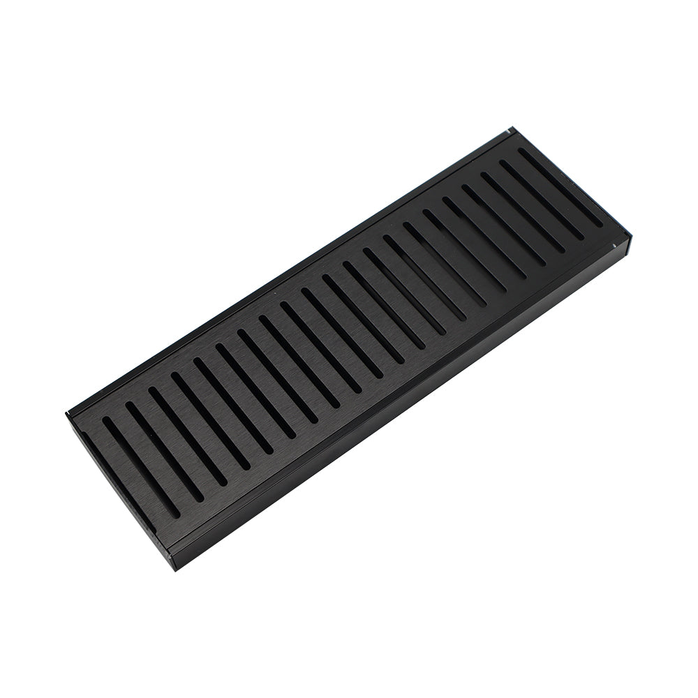 Aluminium Grate Drainer | Brushed Black