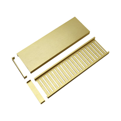 Aluminium Grate Drainer | Brushed Gold