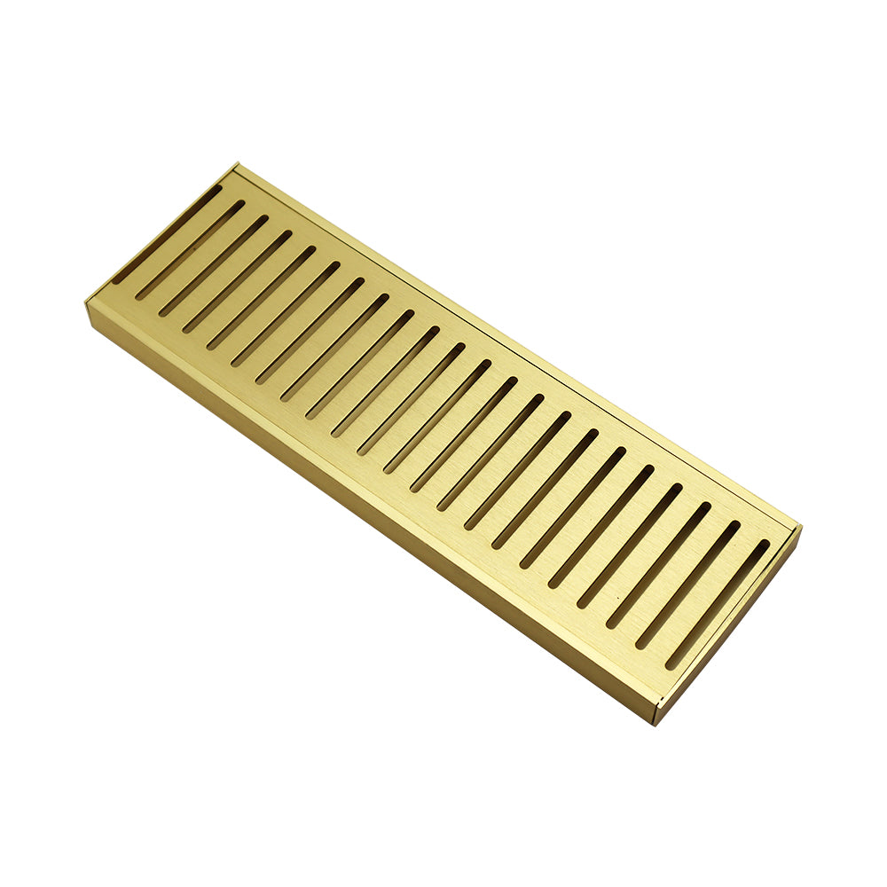 Aluminium Grate Drainer | Brushed Gold