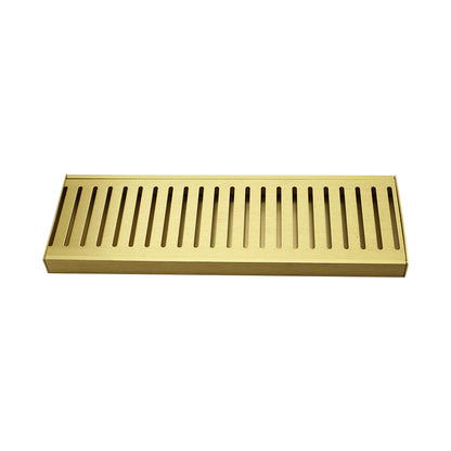 Aluminium Grate Drainer | Brushed Gold