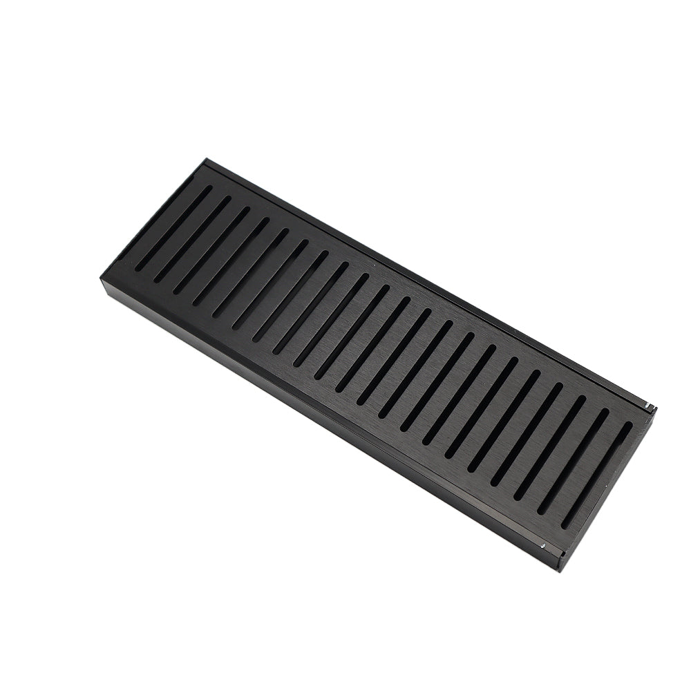 Aluminium Grate Drainer | Brushed Black