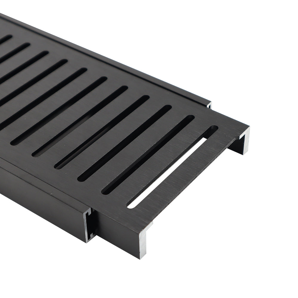 Aluminium Grate Drainer | Brushed Black