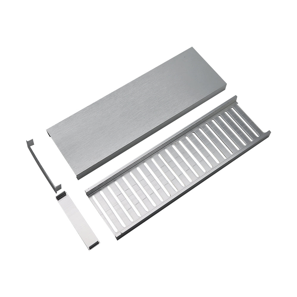 Aluminium Grate Drainer | Brushed Silver