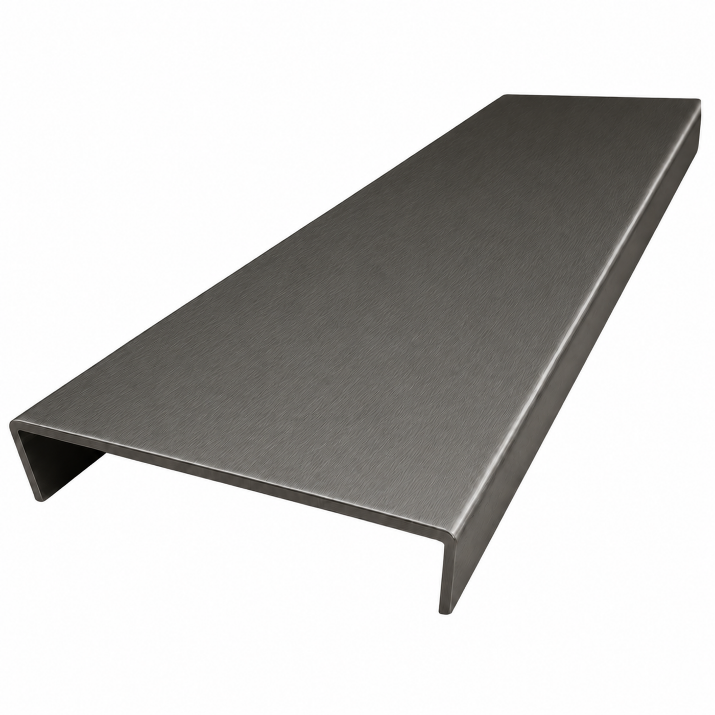 Gunmetal Wall Jamb double track 5.5m - Wardrobe Aluminium Framing