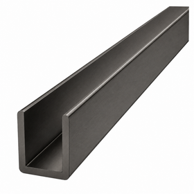Gunmetal U Channel 5.7m - Wardrobe Aluminium Framing