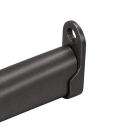 Oval Hanger Rail - Gunmetal Grey 15mm x 30mm x 2.9m