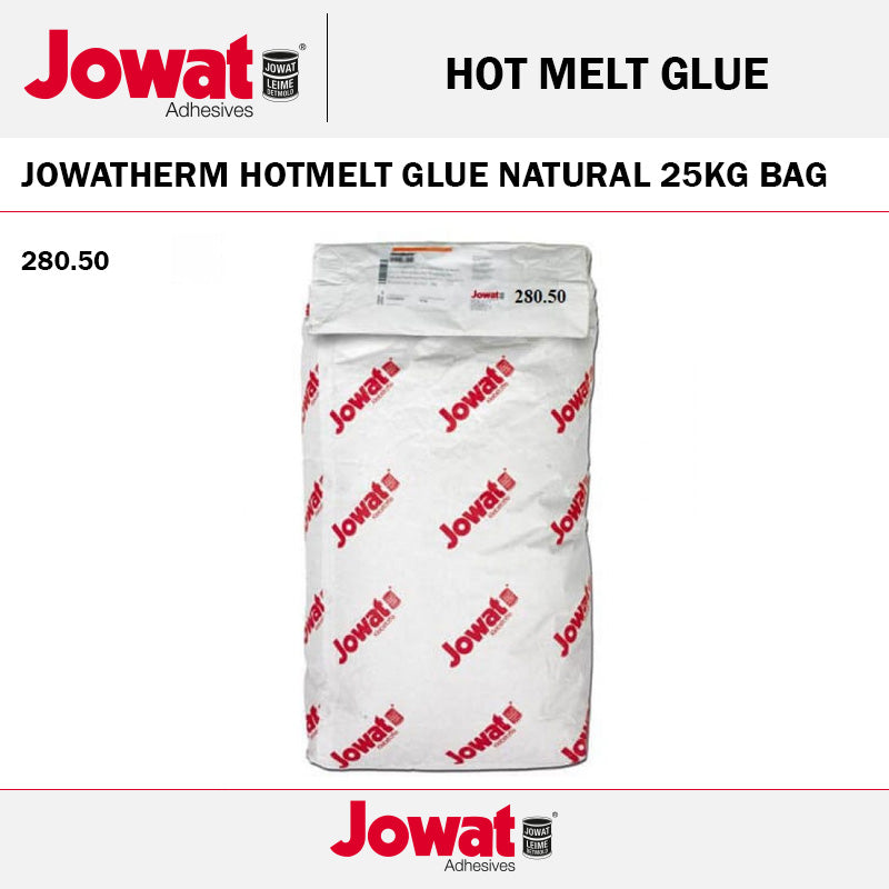 280.50 JOWAT HERM HOTMELT GLUE NATURAL 25KG BAG