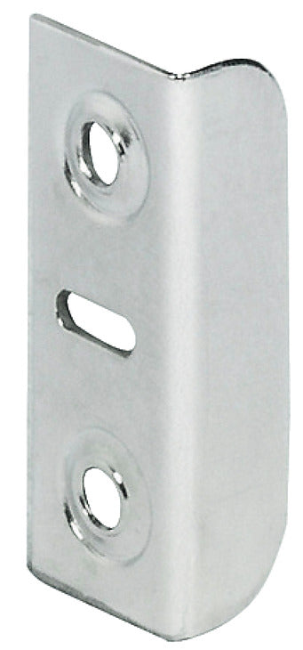 Angled striking plate, Häfele Symo LA, for screw fixing, 33 x 13 x 9 mm