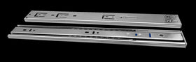 Silver Ball Bearing Drawer Slide Pair 550mm - soft close