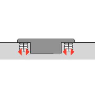 Hettich Sensys | Thin door hinge | integrated Silent System 8675110