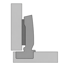 Hettich Sensys | Thin Door Hinge | Integrated Silent System 9094271