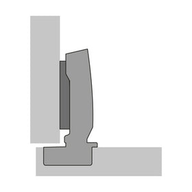 Hettich Sensys | Thin Door Hinge | Integrated Silent System 9094271