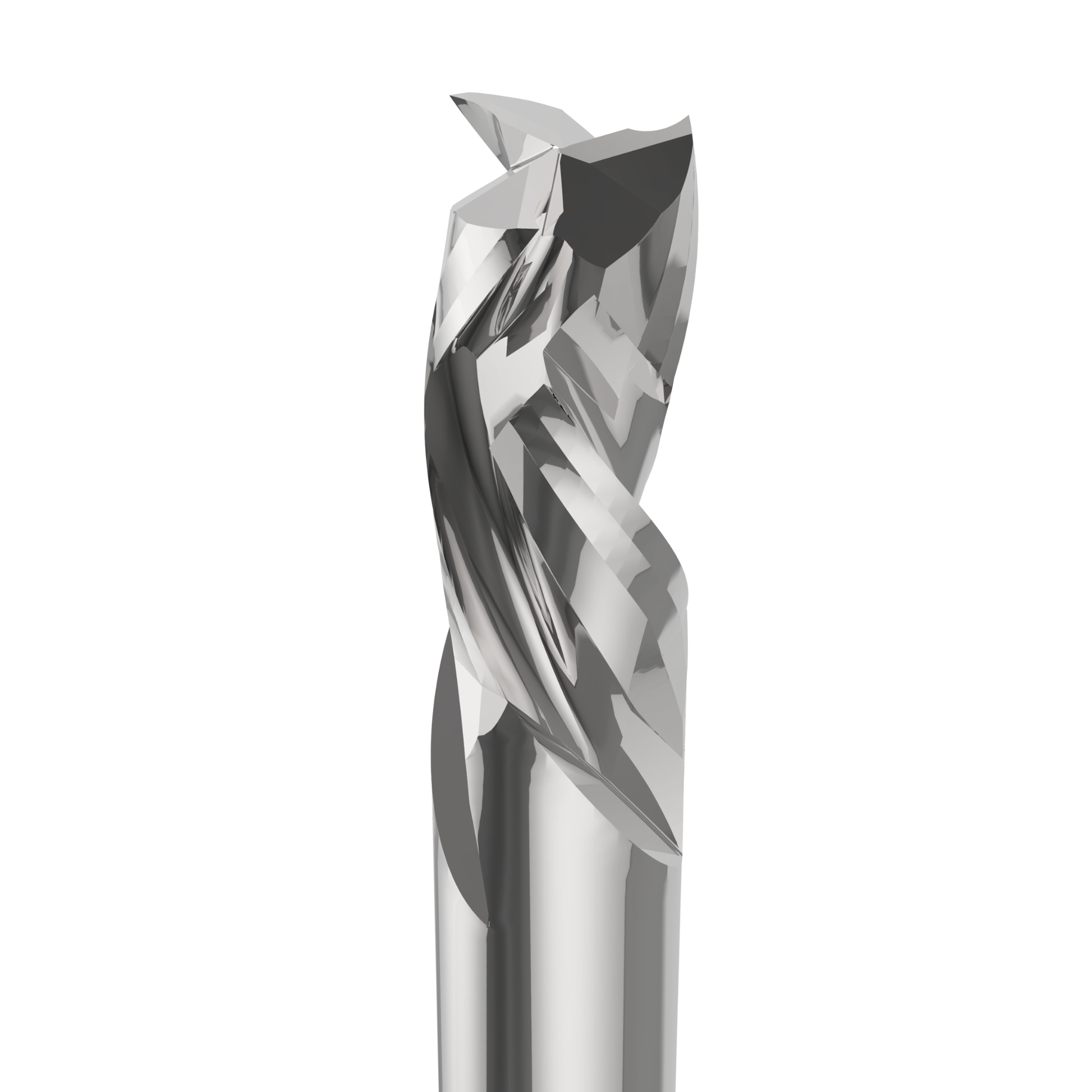 3-flute compression cutter CC3-8-3 for precise, tear-free cutting of laminated boards, MDF, plywood, and composite materials – durable, low-vibration, ideal for cabinetry, panels, and professional woodworking