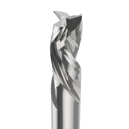 3-flute compression cutter CC3-8-3 for precise, tear-free cutting of laminated boards, MDF, plywood, and composite materials – durable, low-vibration, ideal for cabinetry, panels, and professional woodworking