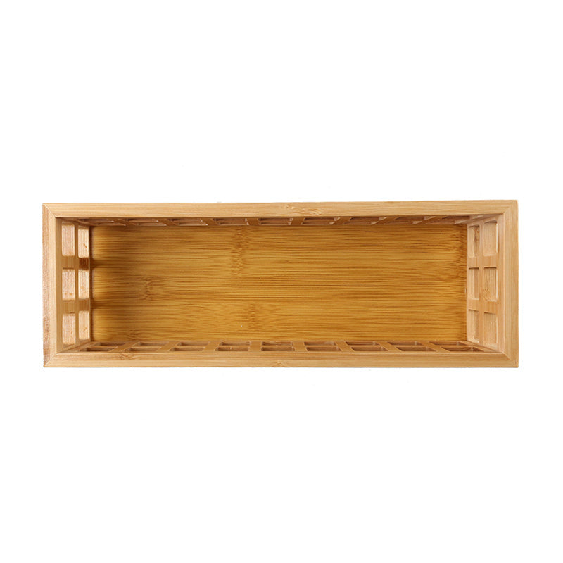 Bamboo Perforated Storage Basket – Small-2