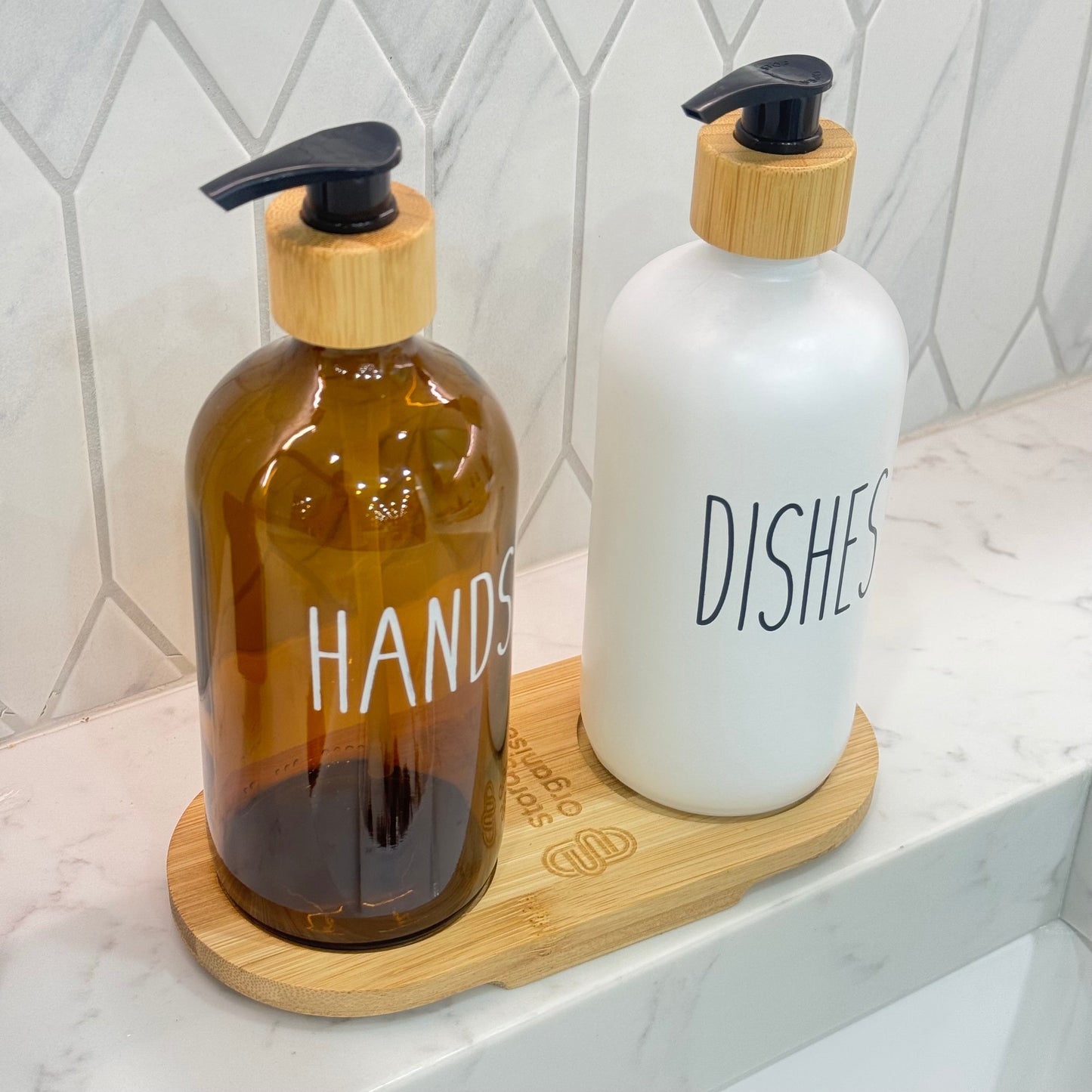 Bamboo Tray for Round Bottles – 500 ml-1