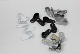 Oval End Flange | 16mm | Matte Black