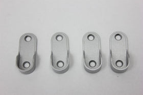 Oval End Flange | 16mm | Matte Black