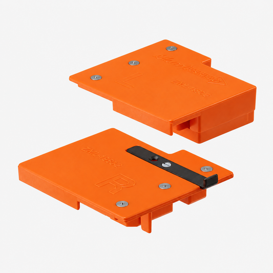 Blum METABOX ZML.1500 marking template for left and right front fixing brackets