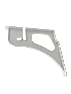Wardrobe Shelf Bracket | Matt White
