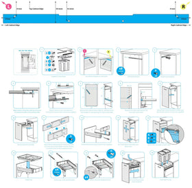 Pull-Out Kitchen Bin – 350mm Cabinet (2×18L)