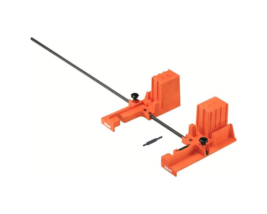 Imperial Blum LEGRABOX BOXFIX E-L ZMM 0700.01 manual assembly jig with shim kit for drawer and pull‑out installation