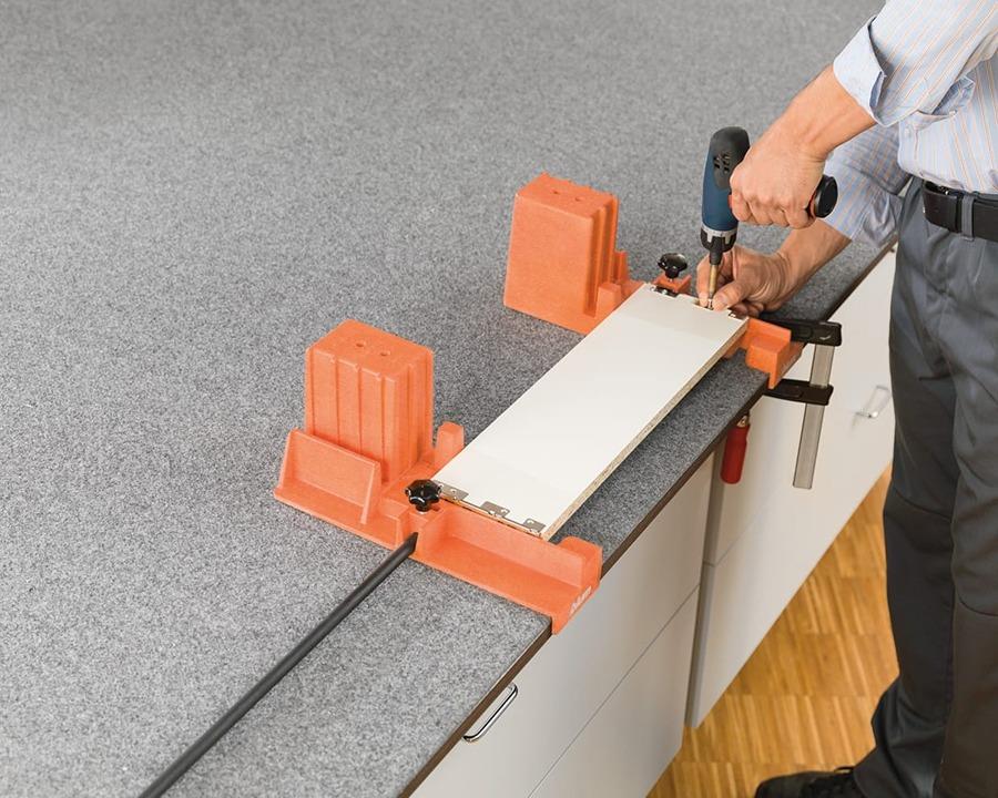 Imperial Blum LEGRABOX BOXFIX E-L ZMM 0700.01 manual assembly jig with shim kit for drawer and pull‑out installation