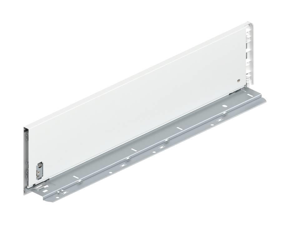 Imperial Blum LEGRABOX Silk White C‑height 550 mm left‑hand drawer side (pack of 10) — steel drawer side for modern cabinetry