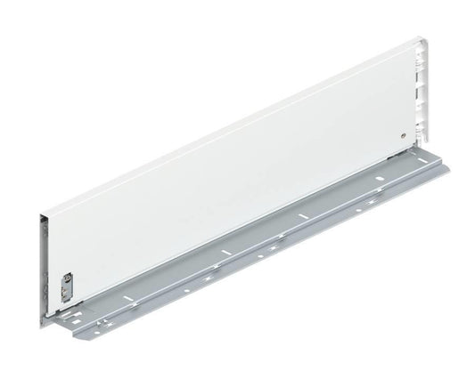 Imperial Blum LEGRABOX Silk White C‑height 550 mm left‑hand drawer side (pack of 10) — steel drawer side for modern cabinetry