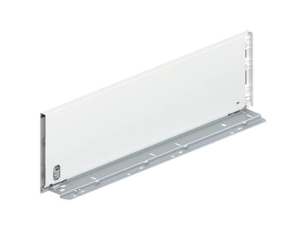 Imperial Blum LEGRABOX Silk White C‑height 550 mm right‑hand drawer side (pack of 10) — steel drawer side for modern cabinetry and smooth full‑extension drawers