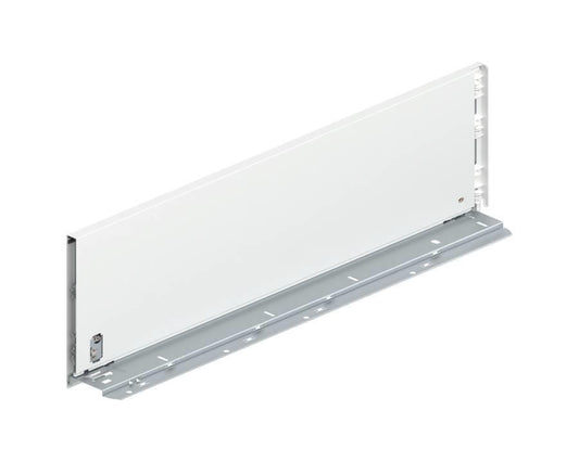 Imperial Blum LEGRABOX Silk White F‑height 550 mm left‑hand drawer side (pack of 10) — steel drawer side for high‑front drawers, modern cabinetry