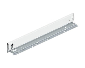 Blum LEGRABOX Silk White Side M Height Left Hand 550mm Industrial Pack of 20. *Must be purchased in Pack quantity of 20* 770M5502S. (Internal and External Cover Caps sold separately) by W&B