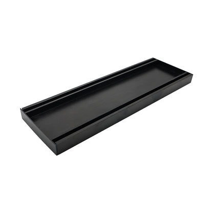 Aluminium Tile Insert Grate | Brushed Black