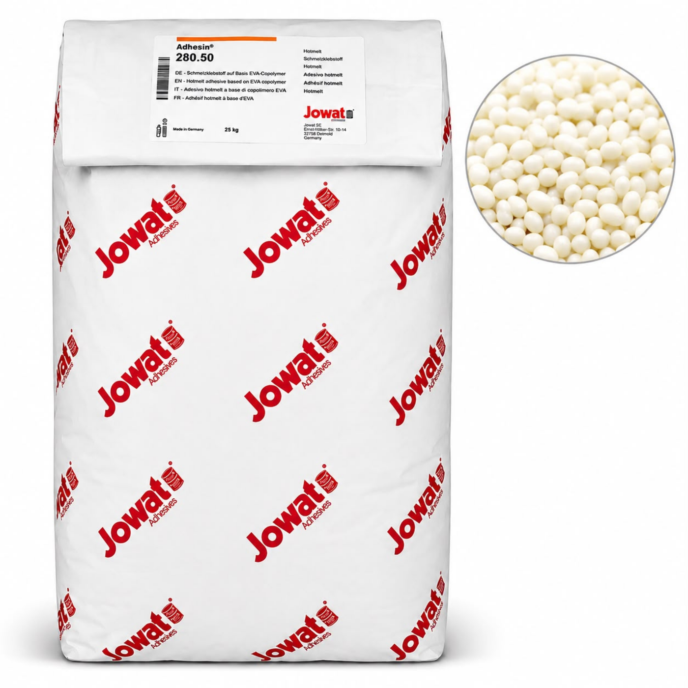 280.50 | Jowat Herm Hotmelt Glue | Natural | 25KG Bag
